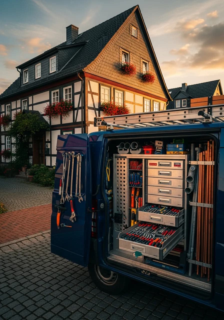 Einsatzfahrzeug vor Ort